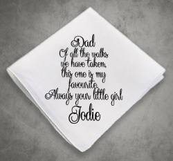 Personalised Text Hankie